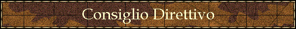 Consiglio Direttivo