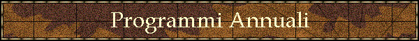 Programmi Annuali